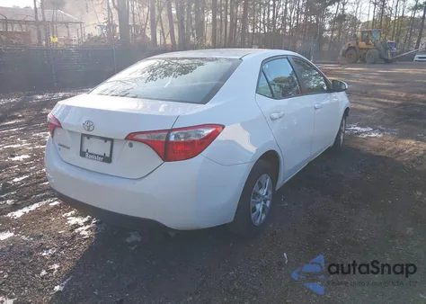 2016 Toyota Corolla L z USA, uszkodzony, nr VIN 2T1BURHE1GC675583